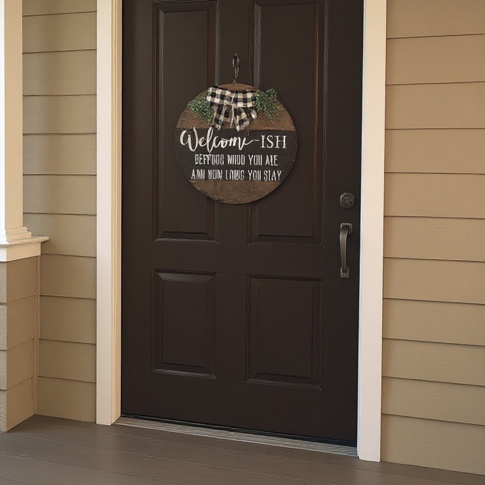 Rustic Wooden Welcome-ISH Sign - Porch Decor or Wall Hanging - Picture 2 of 3